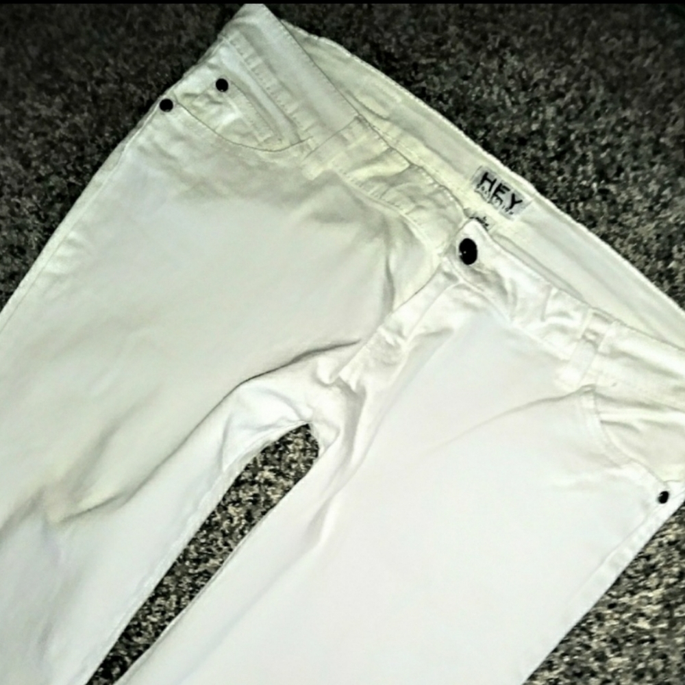 Hey Jeans Size Large Size 12/14 Skinny Leg Ultra Stretch NWOT - Picture 5 of 8